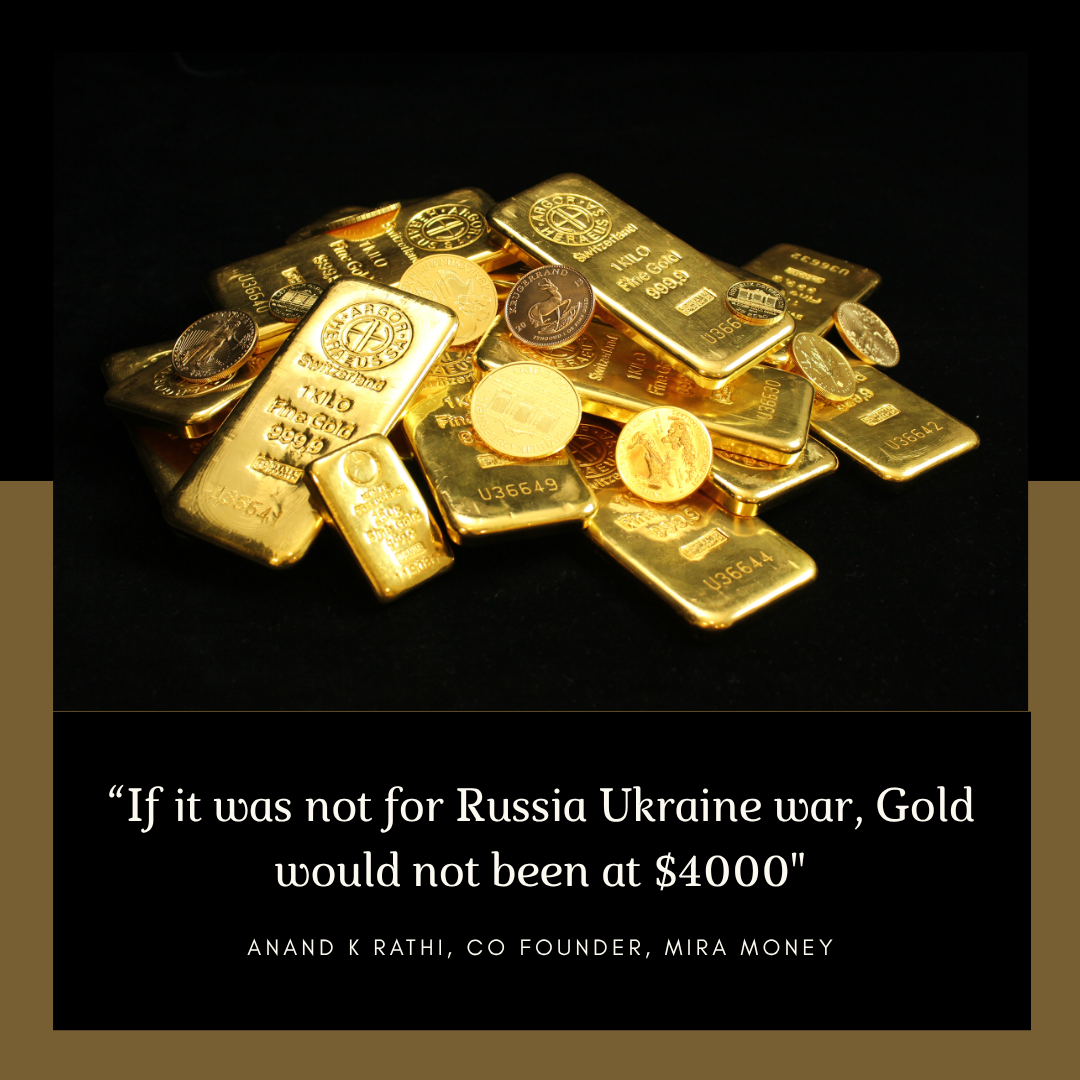 What pushed Gold to $4000
