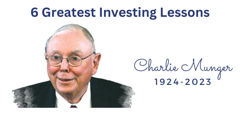 Investing lessons from Charlie Munger!